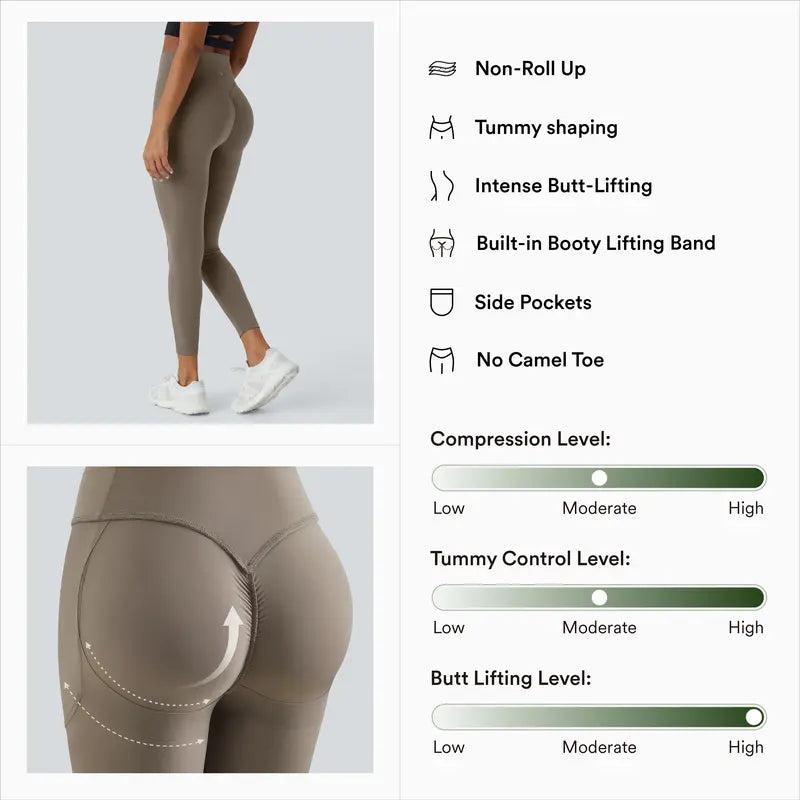 Slimoly™ Butt-Lifting High-Waist Shaping Pocket Leggings