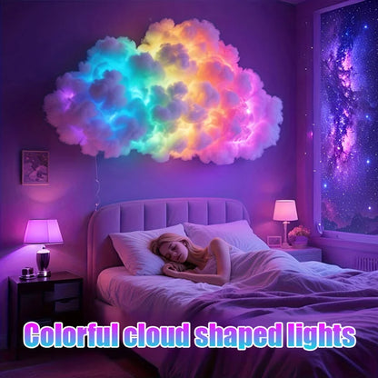 Iridescent Thunder Cloud Lamp – Magical Room Glow