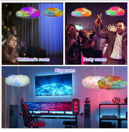Iridescent Thunder Cloud Lamp – Magical Room Glow