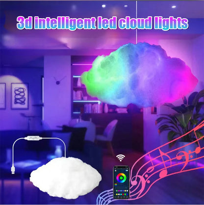 Iridescent Thunder Cloud Lamp – Magical Room Glow