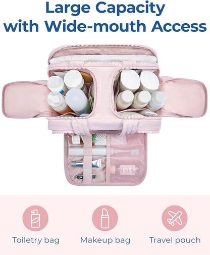 Crush 4-in-1 Puffy Toiletry & Makeup Travel Bag – Large Capacity Multi-Compartment Organizer